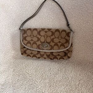 Coach Large flap wristlet